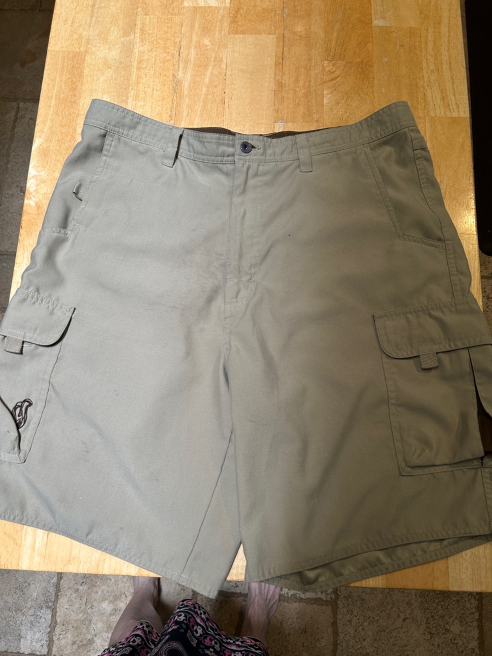 Tony Hawk Men's Cargo Shorts in Olive